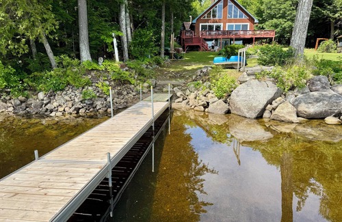 Hartland Ski Chalet | Private Lakefront Getaway With Amazing Views on Great Moose Lake - No Pets.