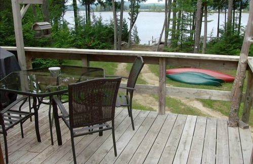 Whitney Cabin | Private Lakefront Retreat on Junior Lake in Lakeville, Maine