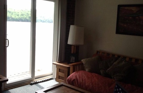 Bryant Pond Condo | Private Lakeside Condo with Roof Deck near Sunday River and Mt Abram