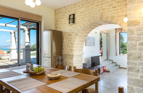 Filaki Villa | Private Location, Panoramic sea Views, 50m2 Private Pool, Close to a Sandy Beach