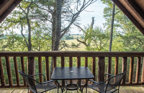 Brenham Cabin | Private Log Cabin for a Unique Getaway at Scenic Hill Retreat