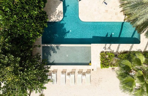Pietermaai District Villa | Private oceanfront estate with staff onsite and private beach for 2 - 20 guests