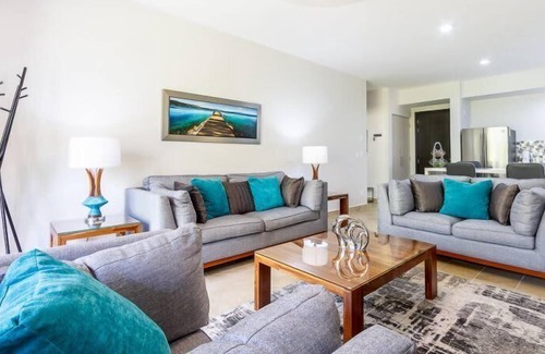 Villa Juarez Condo | Private Patio w/Lagoon View+Pools, Gym, Cafe, Golf
