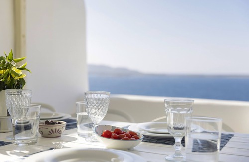 Nea Cryssi Akti Villa | Private pool, Breathtaking Panoramic View to the Sea & Sunset