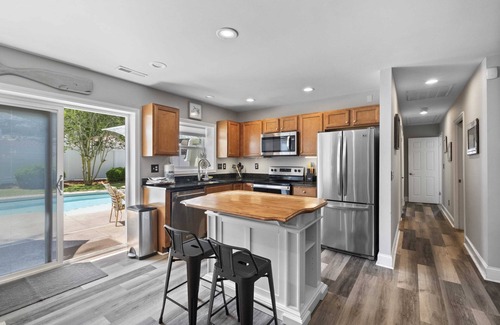 Folly Field House | Private Pool, Peaceful Location, Walk to Beach Home!