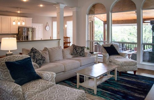Lower Basin Lake Travis House | Private Pool + Zipline Paradise! 4BR Austin Family Retreat w/Trampoline