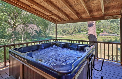 Boswell Cabin | Private Riverfront Cabin with Ozark Mountain View!
