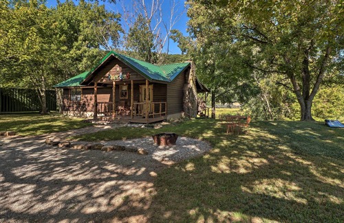 Boswell Cabin | Private Riverfront Cabin with Ozark Mountain View!