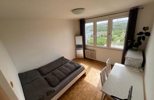 Zabehlice House | Private room in a shared park-side apartment with a great connection to the city center