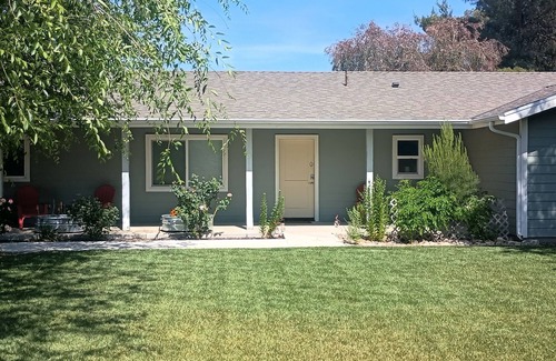 San Miguel House | Private, rural 2 bedroom home (3rd bedrmn optional) with hot tub in wine country