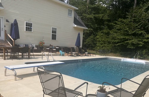 Northport House | Private setting with pool 14 mi from downtown Tuscaloosa / Bryant Denny Stadium