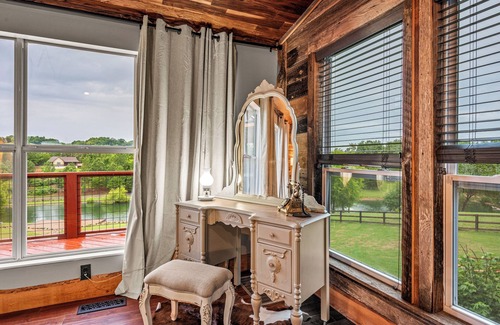 Sevierville Cabin | Private Smoky Mountain Retreat - Heated Pool, Fishing Pond & Event Space!