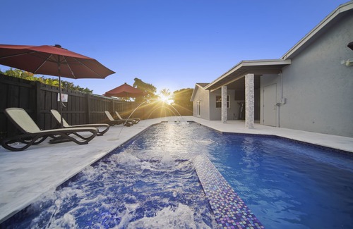Sandalfoot Cove House | Private spa, Jacuzzi, Heated pool. ultimate relaxation