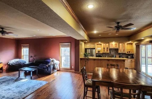 Bentonville House | Private space in Bentonville with a forest view!
