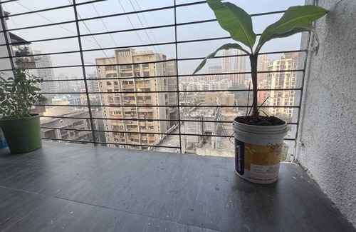 Andheri West Apartment | private specious master bedroom with attached bathroom