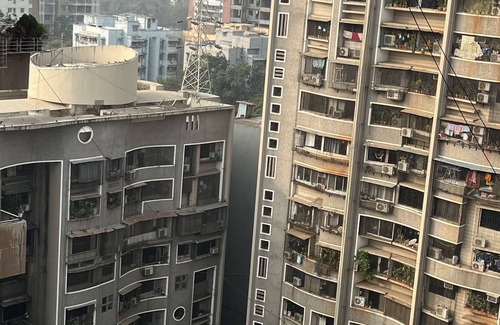 Andheri West Apartment | private specious master bedroom with attached bathroom