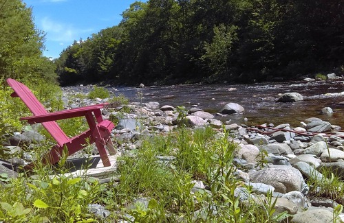 Bingham Cabin | Private, two-acre campsite on beautiful Maine stream with cozy, rustic Cabin