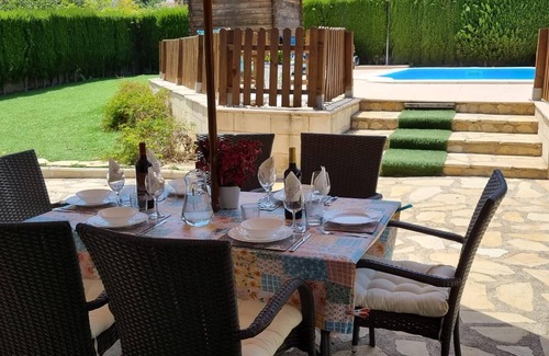 Peniscola Ski Chalet | Private villa with swimming pool, 3 bedrooms, Barbecue, WIFI