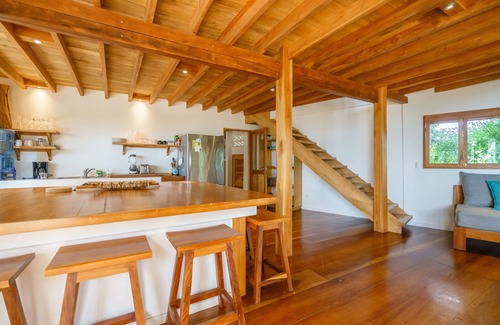 Santiago House | Private Villa w/view of Beach. 4 Bedroom 4 Bath,Infinity Pool. Sleep 8 BEST WIFI