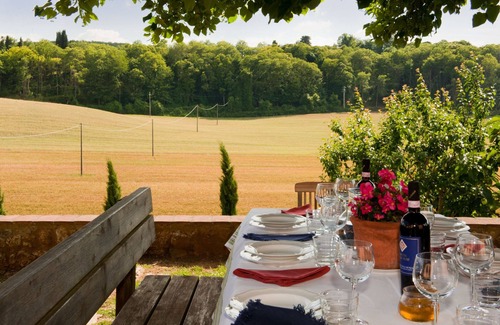 Simignano Villa | Private Villa with hot tub, A/C, private pool, WIFI, TV, patio, panoramic view, close to Siena