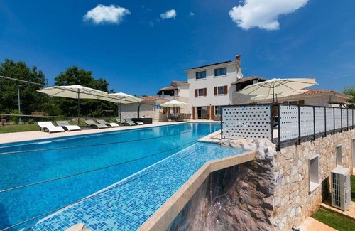 Nova Vas Villa | Private Villa with hot tub, private pool, A/C, WIFI, TV, terrace, pets allowed, panoramic view
