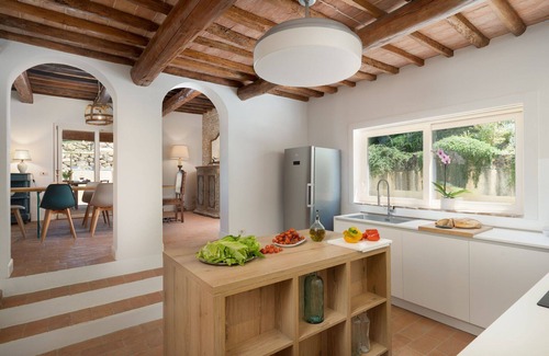 Gambassi Terme Villa | Private Villa with WIFI, A/C, private pool, TV, patio, panoramic view, close to San Gimignano