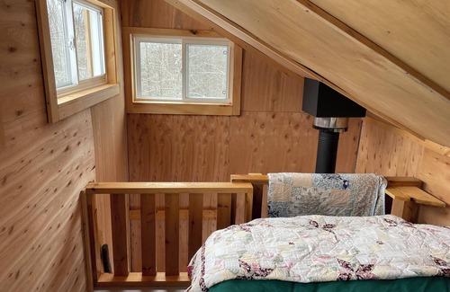 Apsley Cabin | Privtate cabin-wooded trails, 5 minutes to Loon Call Lake! Pets welcome!