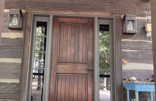 Hanceville Cabin | Prospect Mountain Cabin custom log home sportsman's paradise with fishing lake.