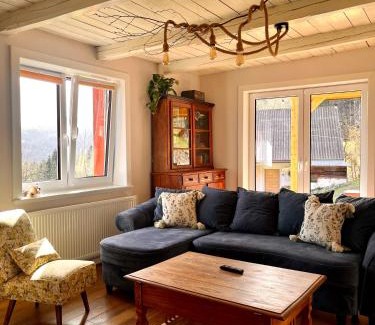 gmina Kamienica House | Przysiółek Flądrówka - Dom na odludziu z widokiem na Gorce i Tatry
