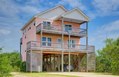 Avon House | public path from Avon Kinnakeet Shores 4Br-4 MastersnNEW pickleball tennis area