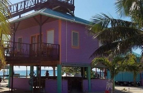 Placencia House | Purple Octopus Suite at King Lewey's Island Resort, Placencia Cayes, Belize