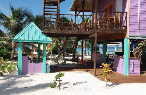 Placencia House | Purple Octopus Suite at King Lewey's Island Resort, Placencia Cayes, Belize