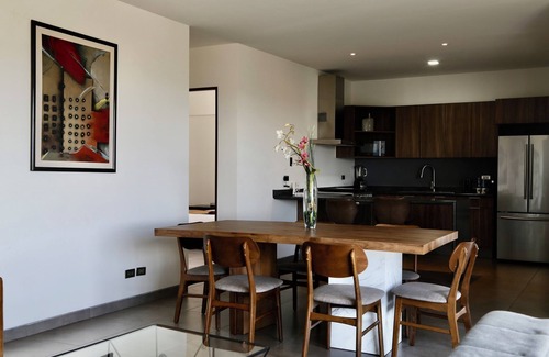 Puebla Apartment | Pyramid view of Cholula! Moderno Apt c/2 BR