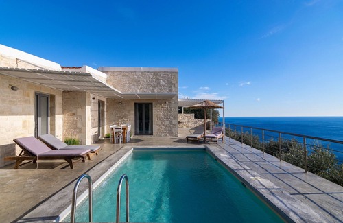 Agios Vasileios Villa | Pyrgos villa 3 ,sea view,pool,South Crete,Plakias