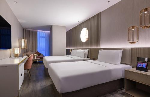Shinan District Hotel | Qingdao Shandong Road Mixc Orange Crystal Hotel