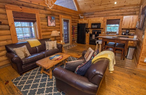 Thayerville Cabin | Quaint and So Cozy Deep Creek Lake Log Cabin in Sought After Yellowstone Village