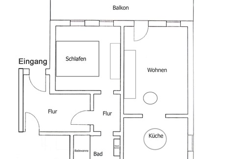 Bad Pyrmont Apartment | Quaint Apartment in Bad Pyrmont with Balcony near River