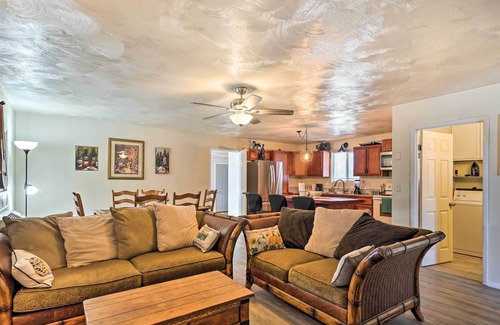 Pahrump Cabin | Quaint Pahrump Ranch: 6-Horse Barn & Fire Pit
