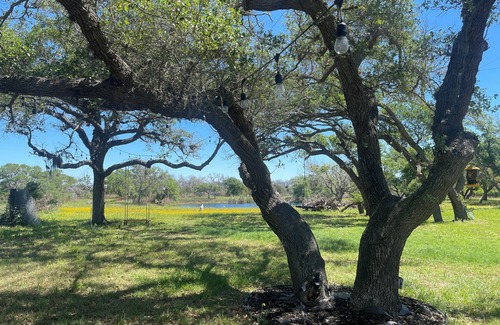Aransas Pass House | Quaint paradise on 3 acres, pond and grill. Smart Home, Game Rm & Outdoor Games!