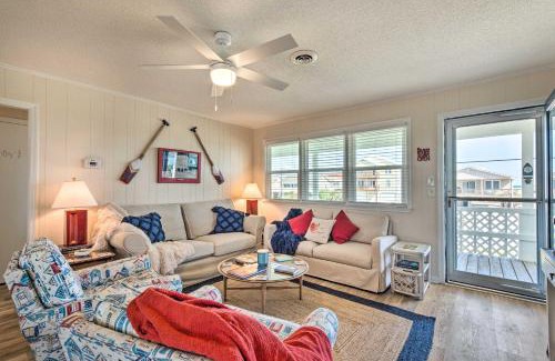 Topsail Beach House | Quaint Sand Dollar Sandbar - Walk to Beach!