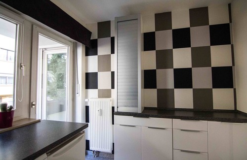 Mitte Apartment | QuartierMitte 2 rooms, kitchen, bathroom, balcony - Saarbrücken City