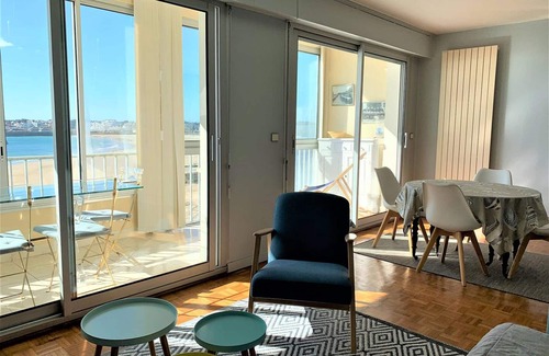 Quiberon Apartment | Quiberon - 1BR 50m² beachfront, parking, pets allowed