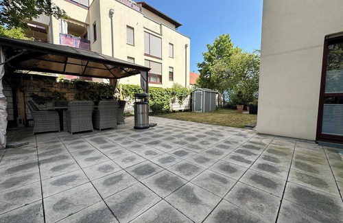 Taucha Condo | Quiet apartment close to the city Taucha/Leipzig terrace/garden and balcony 2x bathroom/toilet