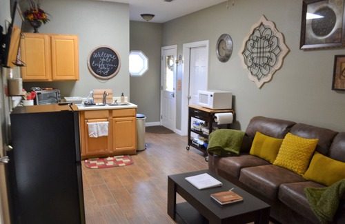 Whispering Hills Cabin | Quiet creekside retreat on Lake Bob Sandlin - boat dock on property