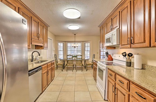 Dothan House | Quiet Dothan House with Fenced Yard + Fire Pit!