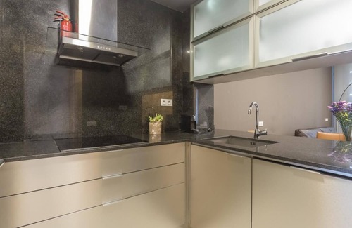 el Fort Pienc Apartment | Quiet flat in the Arc de Triomf with Pool for 8