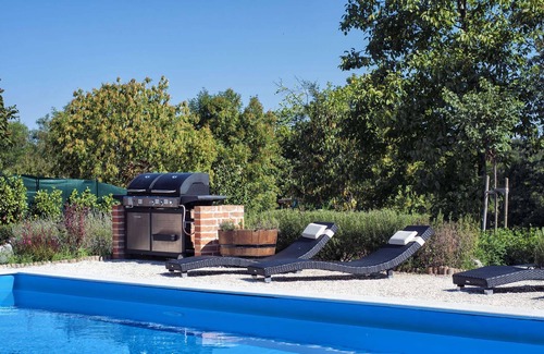 Rezanci Villa | Quiet holiday house with large pool on the outskirts of Rezanci