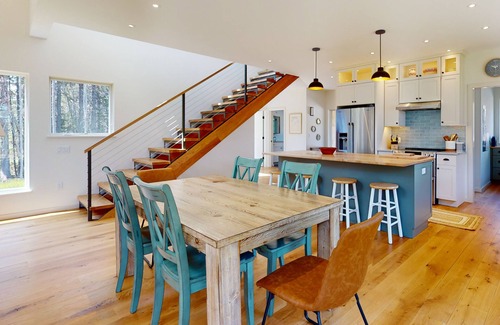 Tenants Harbor House | Quiet, modern, dog-friendly home with ocean views, private trails & firepit