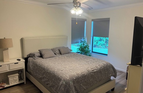 Palmer Ranch House | Quiet Night, Golf Course View Room In Our Country Club Home. Relax and Enjoy!