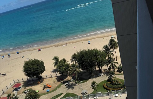Isla Verde Apartment | Quiet Relaxing Ocean View studio at Coral Beach